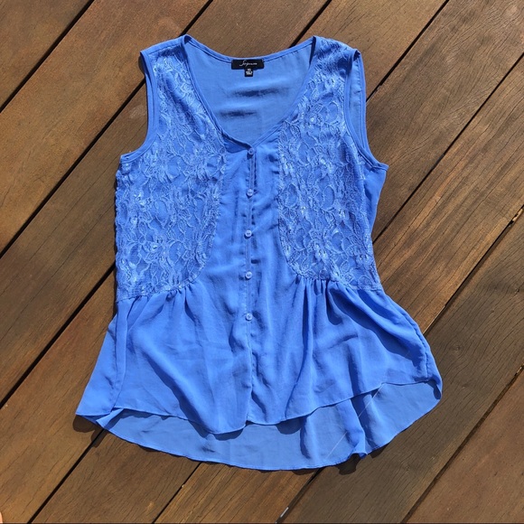 Soprano Tops - Soprano Blue Tank Top